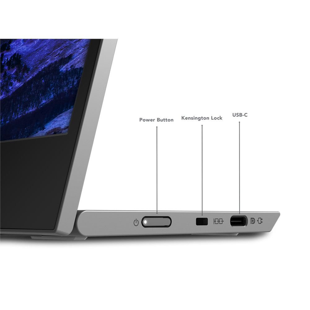 Produktbild för Lenovo L15 LED display 39,6 cm (15.6") 1920 x 1080 pixlar Full HD Svart, Grå