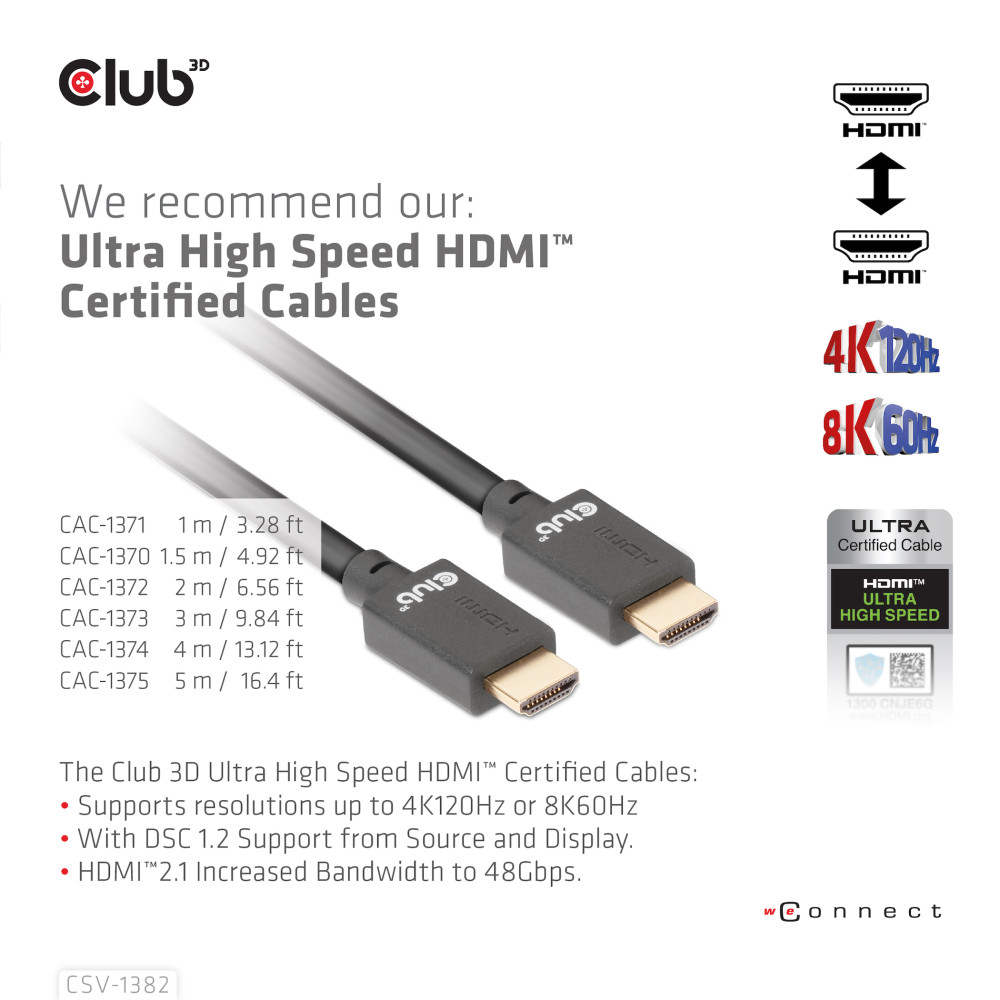 Produktbild för CLUB3D CSV-1382 KVM-switchar Svart