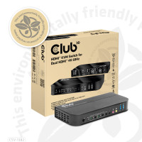 Produktbild för CLUB3D CSV-1382 KVM-switchar Svart