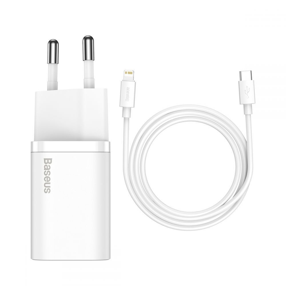 Produktbild för Baseus TZCCSUP-B02 mobilladdare Universal Vit AC Snabb laddning inomhus