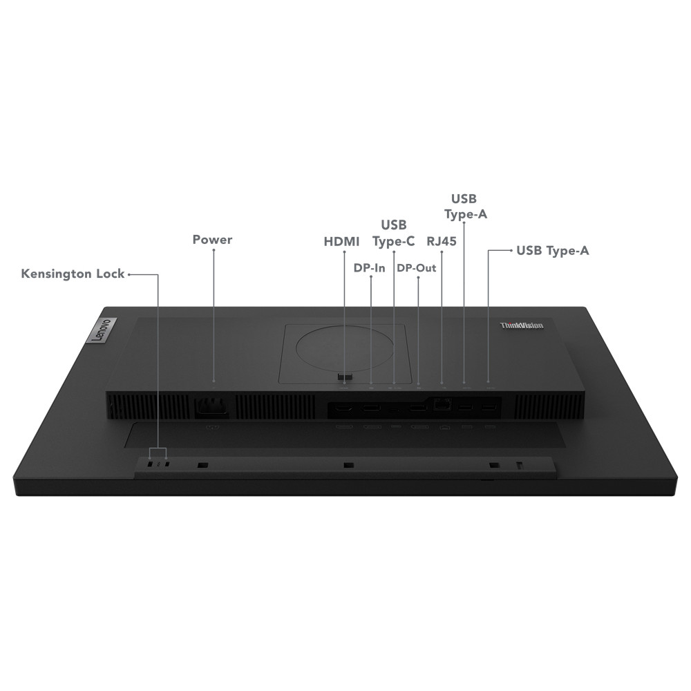 Produktbild för Lenovo ThinkVision T24m-29 LED display 60,5 cm (23.8") 1920 x 1080 pixlar Full HD IPS Svart