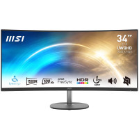 Produktbild för MSI Pro MP341CQ platta pc-skärmar 86,4 cm (34") 3440 x 1440 pixlar UltraWide Quad HD Svart