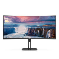 Produktbild för AOC V5 CU34V5C LED display 86,4 cm (34") 3440 x 1440 pixlar Wide Quad HD Svart