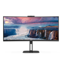 Produktbild för AOC V5 CU34V5CW LED display 86,4 cm (34") 3440 x 1440 pixlar Wide Quad HD Svart