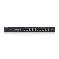 Produktbild för Zyxel GS1900-8 hanterad L2 Gigabit Ethernet (10/100/1000) Svart