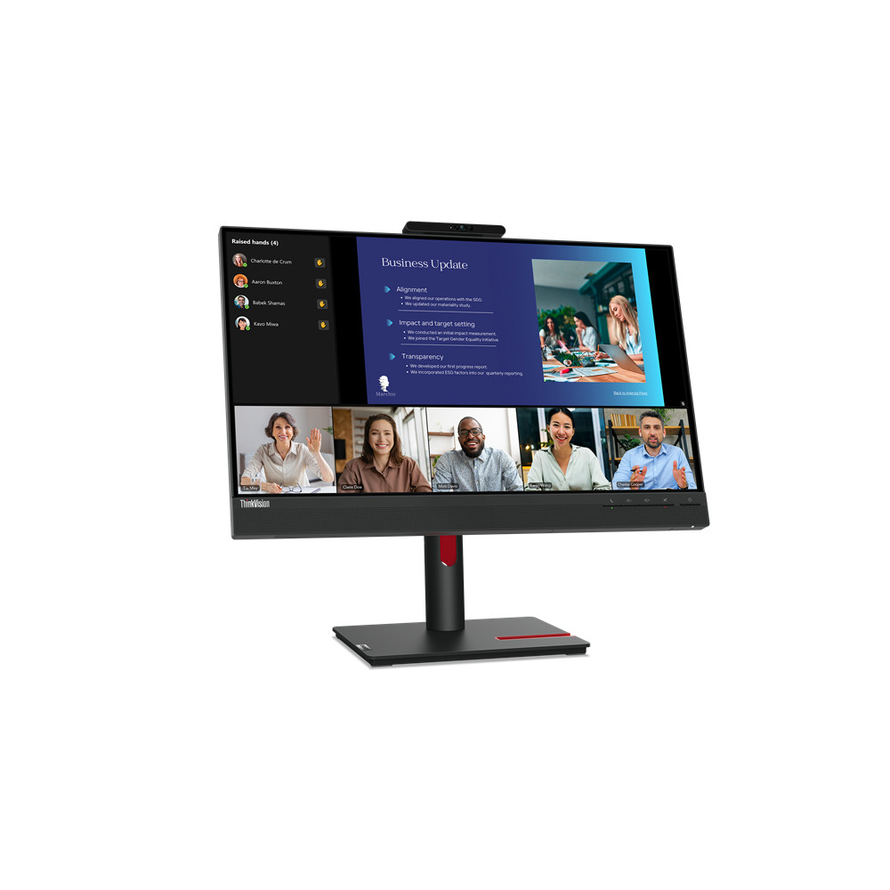 Produktbild för Lenovo ThinkVision T24v-30 LED display 60,5 cm (23.8") 1920 x 1080 pixlar Full HD Svart