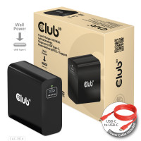 Produktbild för Club 3D strömadapter - GaN-teknik - 24 pin USB-C - 140 Watt