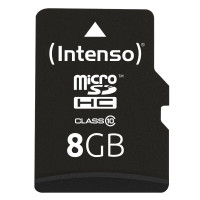 Miniatyr av produktbild för Intenso 8GB MicroSDHC Klass 10