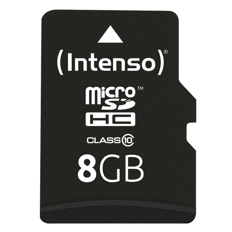 Produktbild för Intenso 8GB MicroSDHC Klass 10