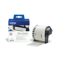 Produktbild för Brother DK-22205 etikett-tejp Svart på vitt