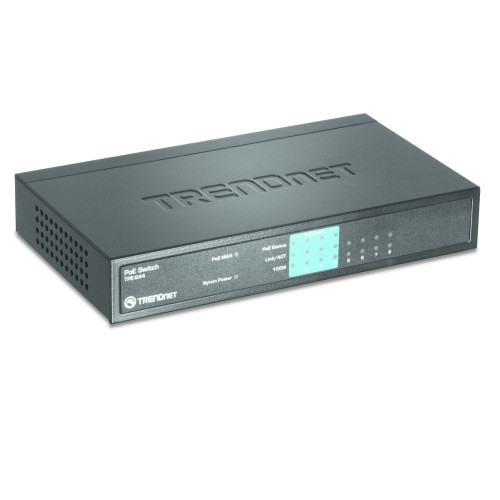 TRENDnet Trendnet TPE-S44 nätverksswitchar Ohanterad Strömförsörjning via Ethernet (PoE) stöd Blå