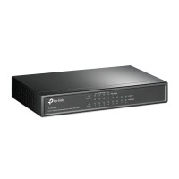 Produktbild för TP-Link TL-SG1008P nätverksswitchar Ohanterad Gigabit Ethernet (10/100/1000) Strömförsörjning via Ethernet (PoE) stöd Hasselnöt