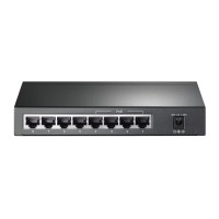 Produktbild för TP-Link TL-SG1008P nätverksswitchar Ohanterad Gigabit Ethernet (10/100/1000) Strömförsörjning via Ethernet (PoE) stöd Hasselnöt