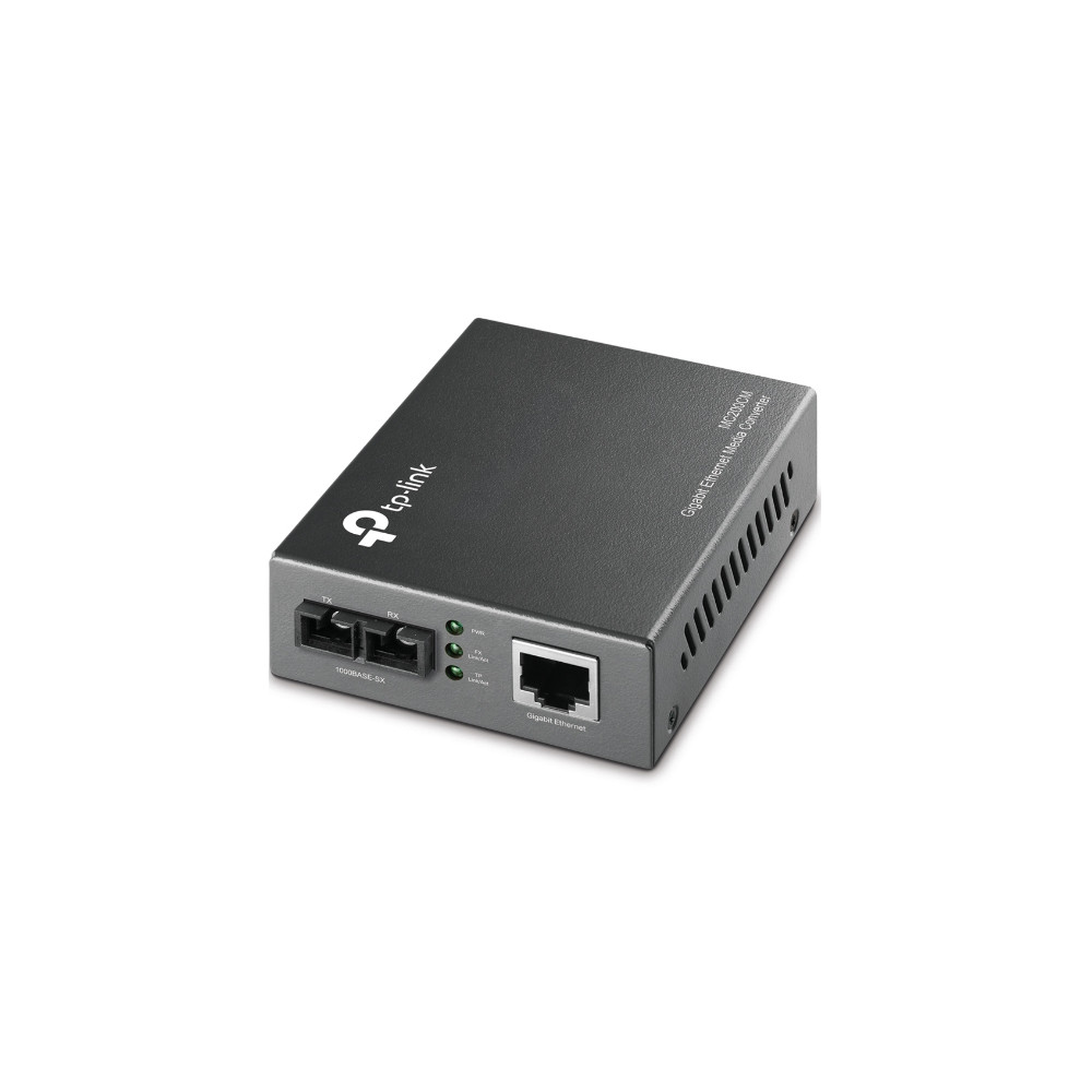 Produktbild för TP-Link MC200CM mediakonverterare för nätverk 1000 Mbit/s 850 nm Flerläge Svart