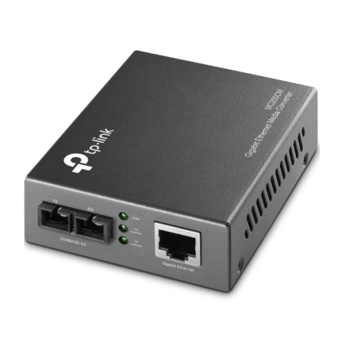 TP-LINK Technologies TP-Link MC200CM mediakonverterare för nätverk 1000 Mbit/s 850 nm Flerläge Svart