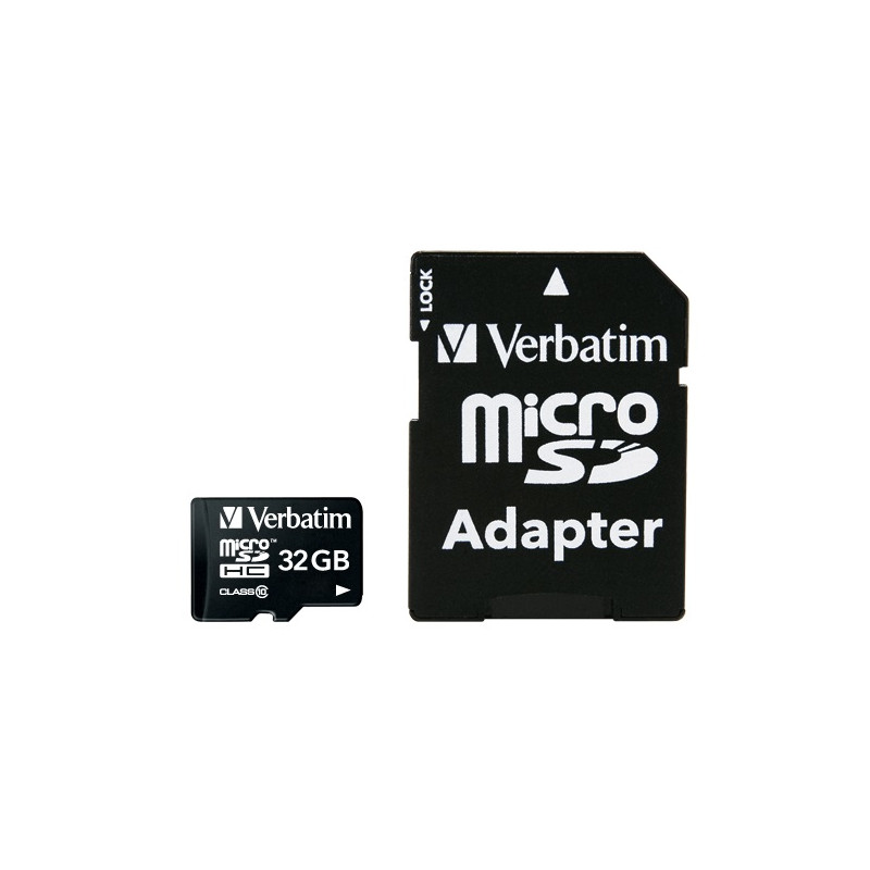 Produktbild för Verbatim Premium 32 GB MicroSDHC Klass 10