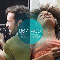 Produktbild för TP-Link Archer T4U WLAN 867 Mbit/s
