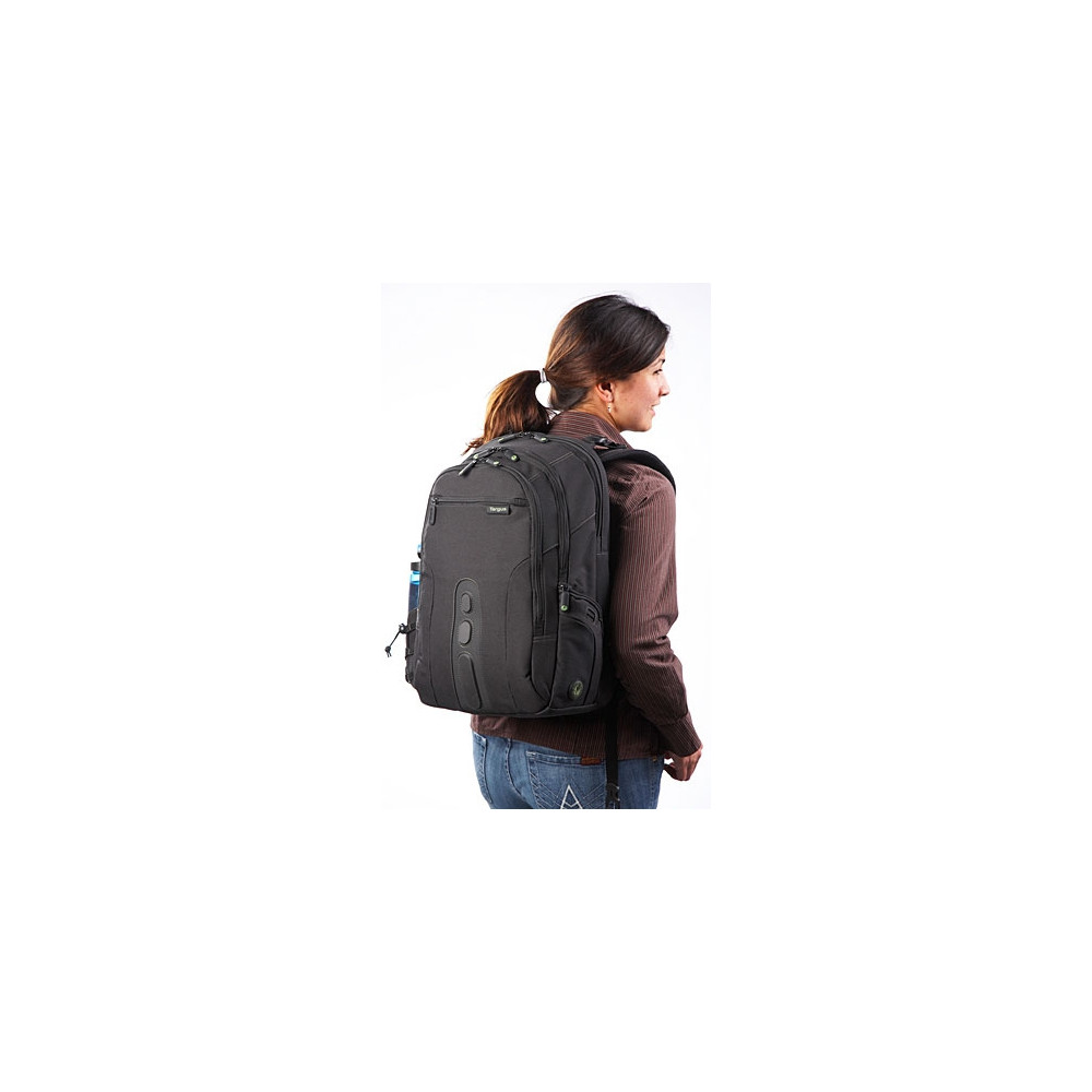 Produktbild för Targus TBB013EU väskor bärbara datorer 39,6 cm (15.6") Ryggsäcksfodral Svart