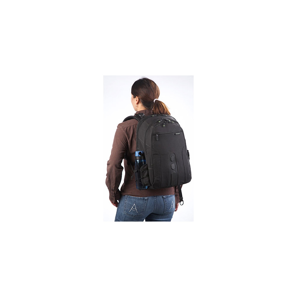 Produktbild för Targus TBB013EU väskor bärbara datorer 39,6 cm (15.6") Ryggsäcksfodral Svart