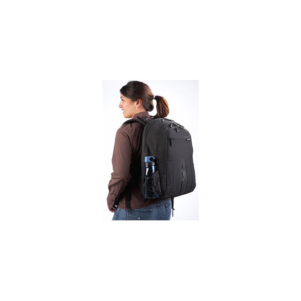Produktbild för Targus TBB013EU väskor bärbara datorer 39,6 cm (15.6") Ryggsäcksfodral Svart