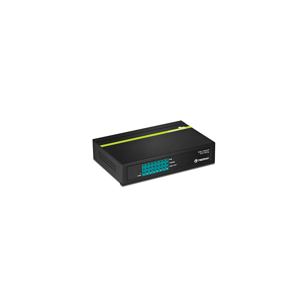Produktbild för Trendnet TPE-TG80G nätverksswitchar Ohanterad Strömförsörjning via Ethernet (PoE) stöd Svart