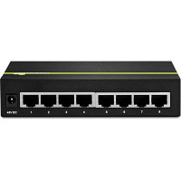 Produktbild för Trendnet TPE-TG80G nätverksswitchar Ohanterad Strömförsörjning via Ethernet (PoE) stöd Svart