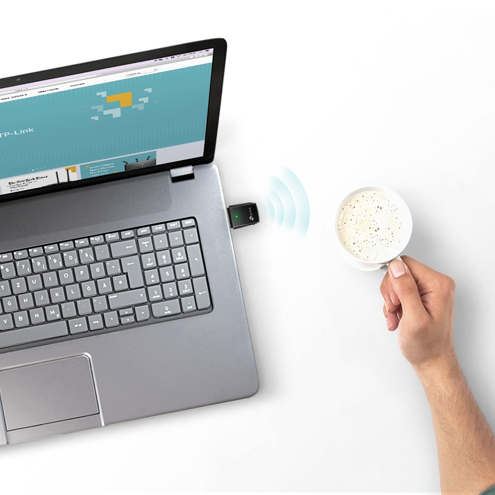 Produktbild för TP-Link Archer T2U WLAN 600 Mbit/s