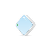 Produktbild för TP-Link TL-WR802N trådlös router Snabb Ethernet Singel-band (2,4 GHz) Blå, Vit