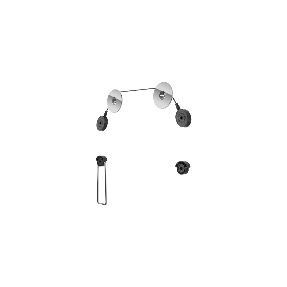Produktbild för Goobay TV EasyMount L 139,7 cm (55") Svart, Silver