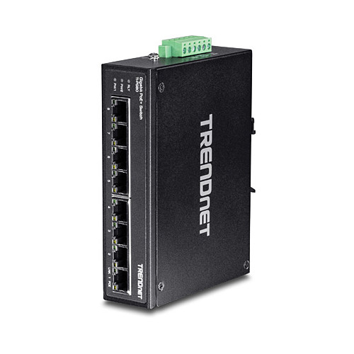 TRENDnet Trendnet TI-PG80 nätverksswitchar Ohanterad L2 Gigabit Ethernet (10/100/1000) Strömförsörjning via Ethernet (PoE) stöd Svart