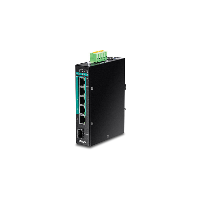 Produktbild för Trendnet TI-PG541i hanterad L2+ Gigabit Ethernet (10/100/1000) Strömförsörjning via Ethernet (PoE) stöd Svart