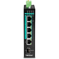 Miniatyr av produktbild för Trendnet TI-PG541i hanterad L2+ Gigabit Ethernet (10/100/1000) Strömförsörjning via Ethernet (PoE) stöd Svart