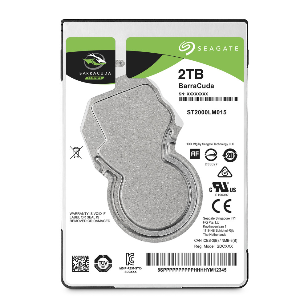 Produktbild för Seagate Barracuda 2.5" 2.5" 2 TB Serial ATA III