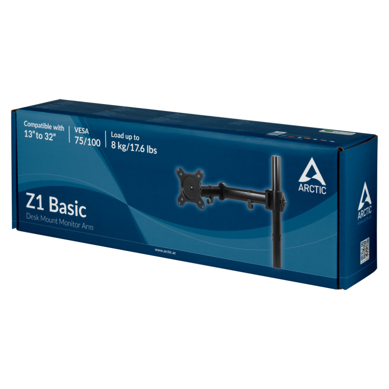 Produktbild för ARCTIC Z1 Basic 81,3 cm (32") Svart Bord