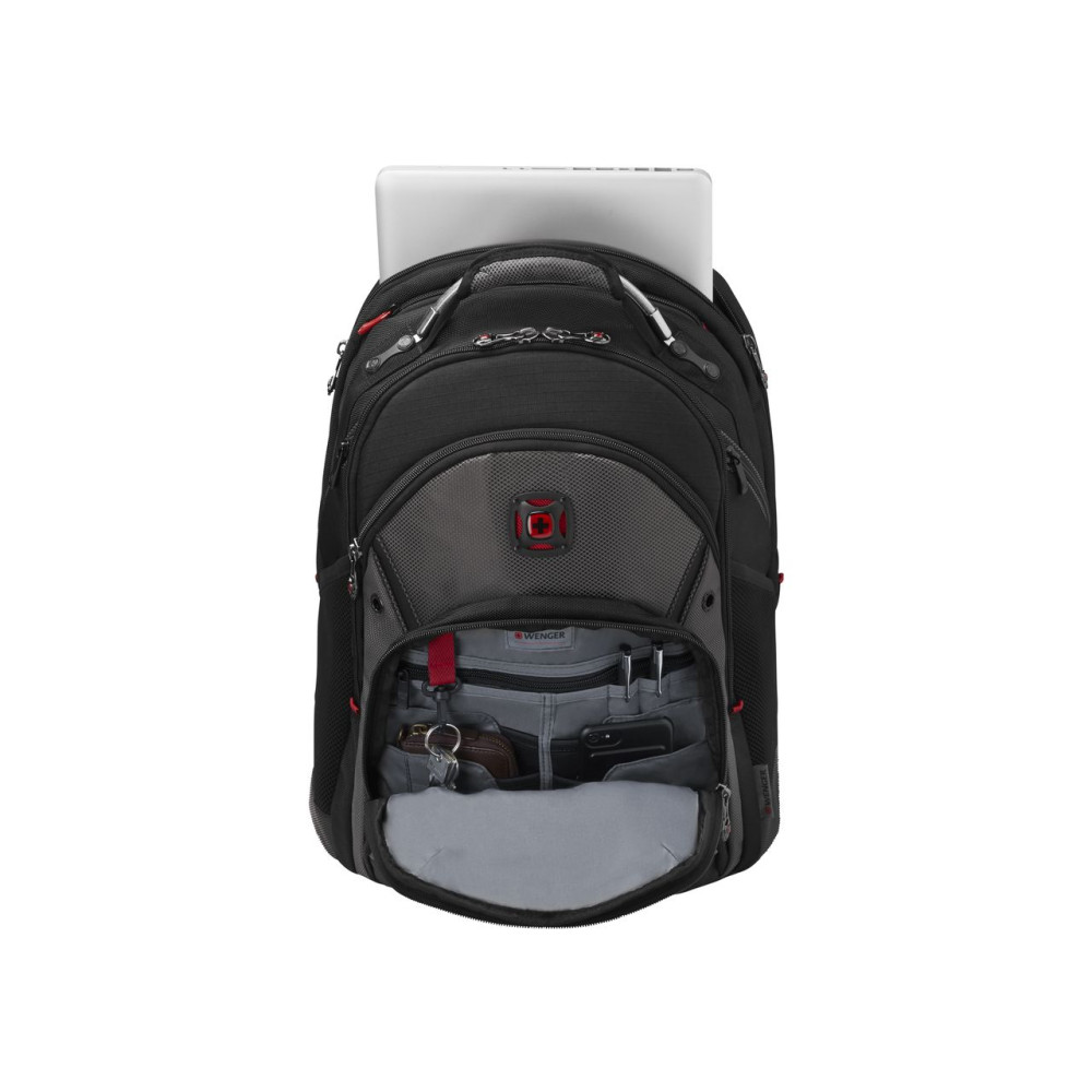 Produktbild för Wenger/SwissGear Synergy ryggsäckar Fritidsryggsäck Svart, Grå Polyester