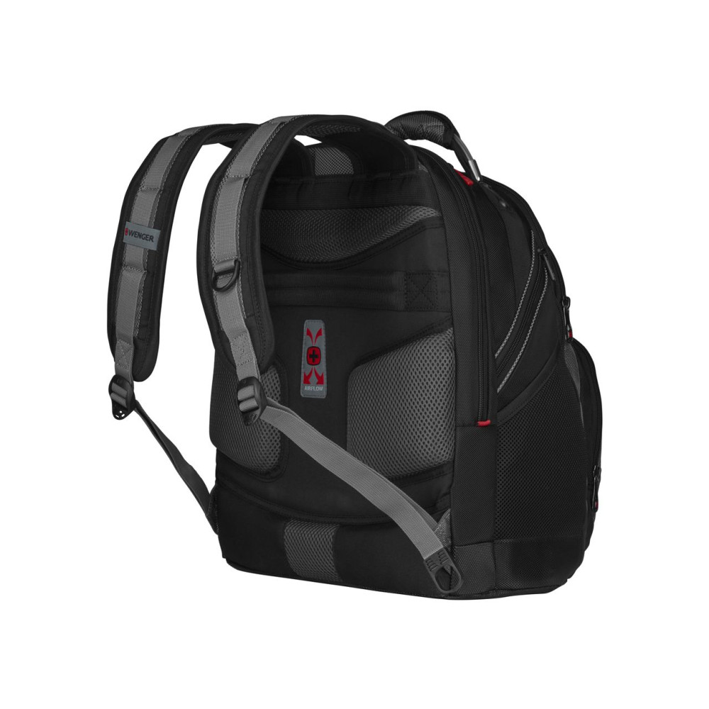Produktbild för Wenger/SwissGear Synergy ryggsäckar Fritidsryggsäck Svart, Grå Polyester