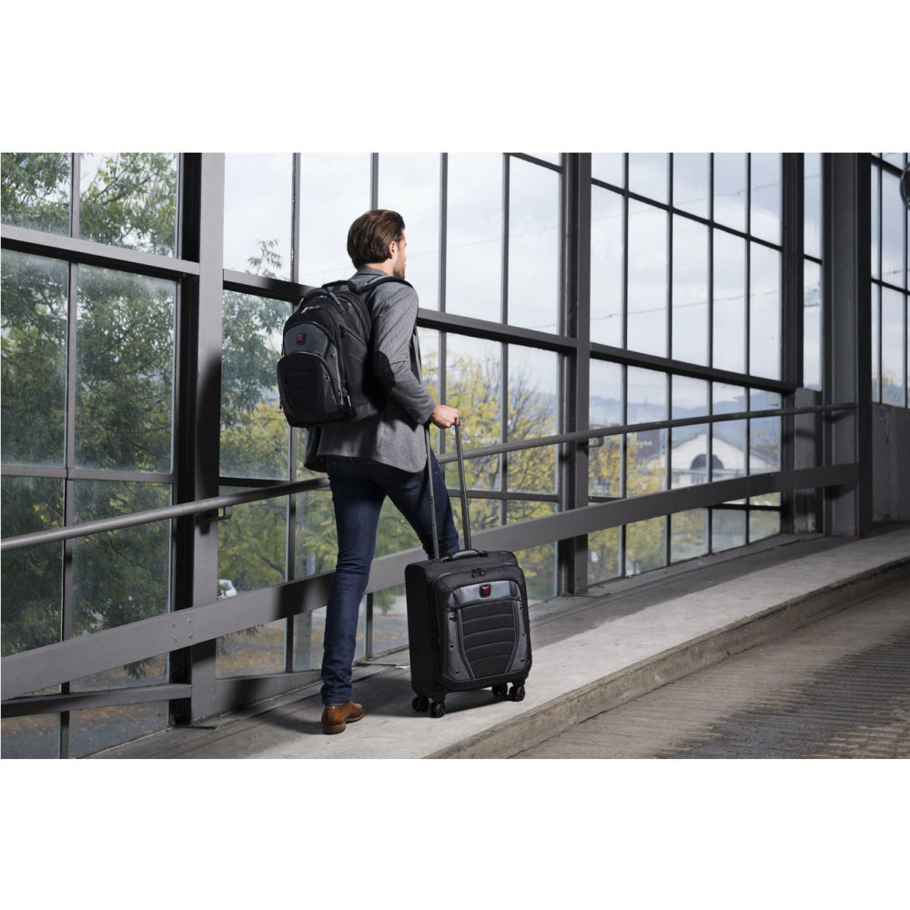 Produktbild för Wenger/SwissGear Synergy ryggsäckar Fritidsryggsäck Svart, Grå Polyester