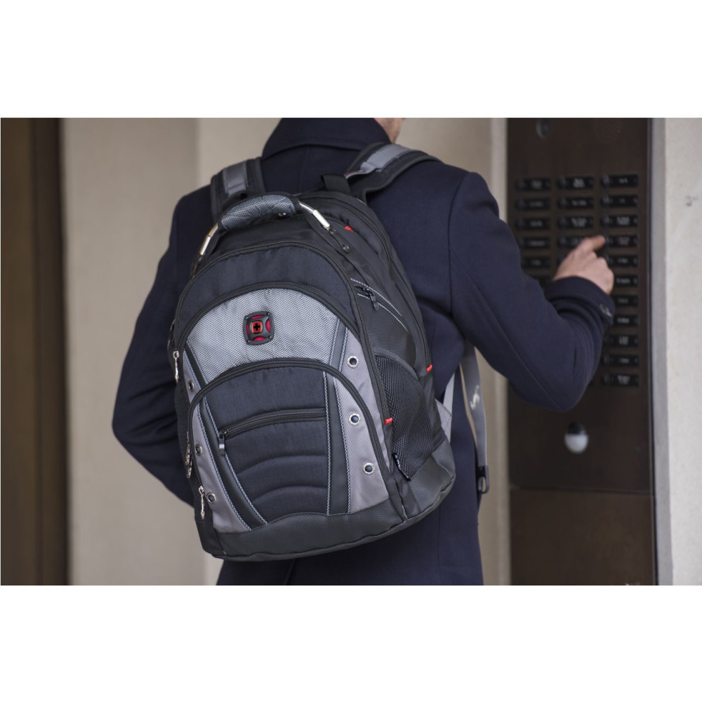 Produktbild för Wenger/SwissGear Synergy ryggsäckar Fritidsryggsäck Svart, Grå Polyester