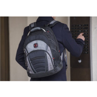 Produktbild för Wenger/SwissGear Synergy ryggsäckar Fritidsryggsäck Svart, Grå Polyester