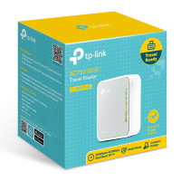 Produktbild för TP-Link TL-WR902AC trådlös router Snabb Ethernet Dual-band (2,4 GHz / 5 GHz) 4G Vit
