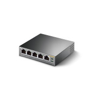Produktbild för TP-Link TL-SF1005P nätverksswitchar Ohanterad Fast Ethernet (10/100) Strömförsörjning via Ethernet (PoE) stöd Svart