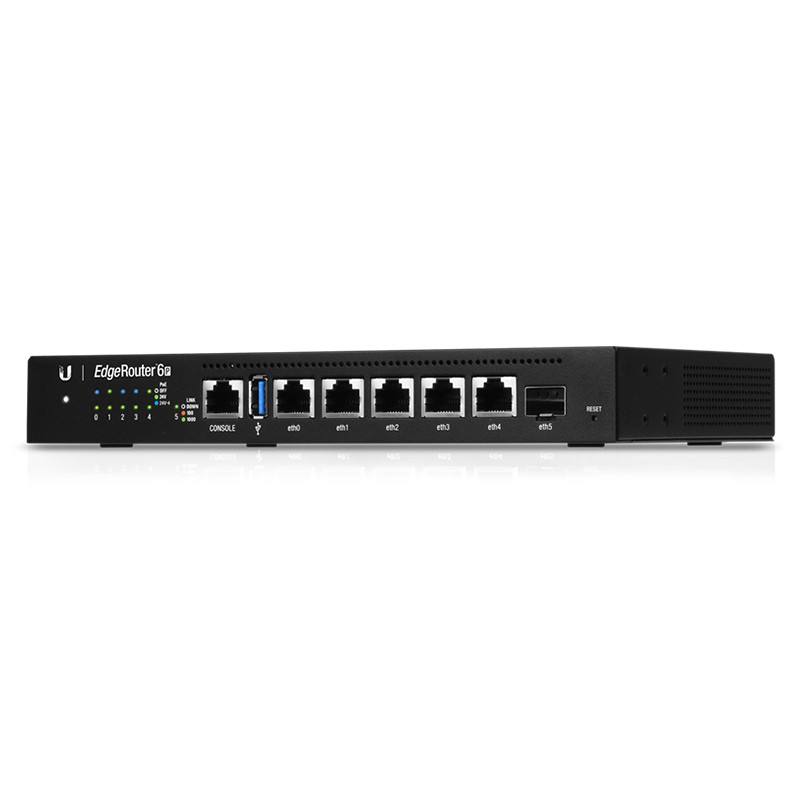 Produktbild för Ubiquiti EdgeRouter 6P kabelansluten router Gigabit Ethernet Svart