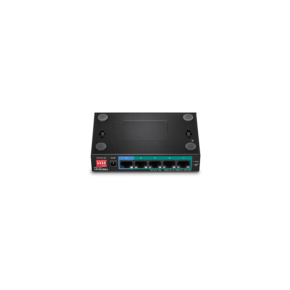 Produktbild för Trendnet TPE-LG50 nätverksswitchar Ohanterad Gigabit Ethernet (10/100/1000) Strömförsörjning via Ethernet (PoE) stöd Svart