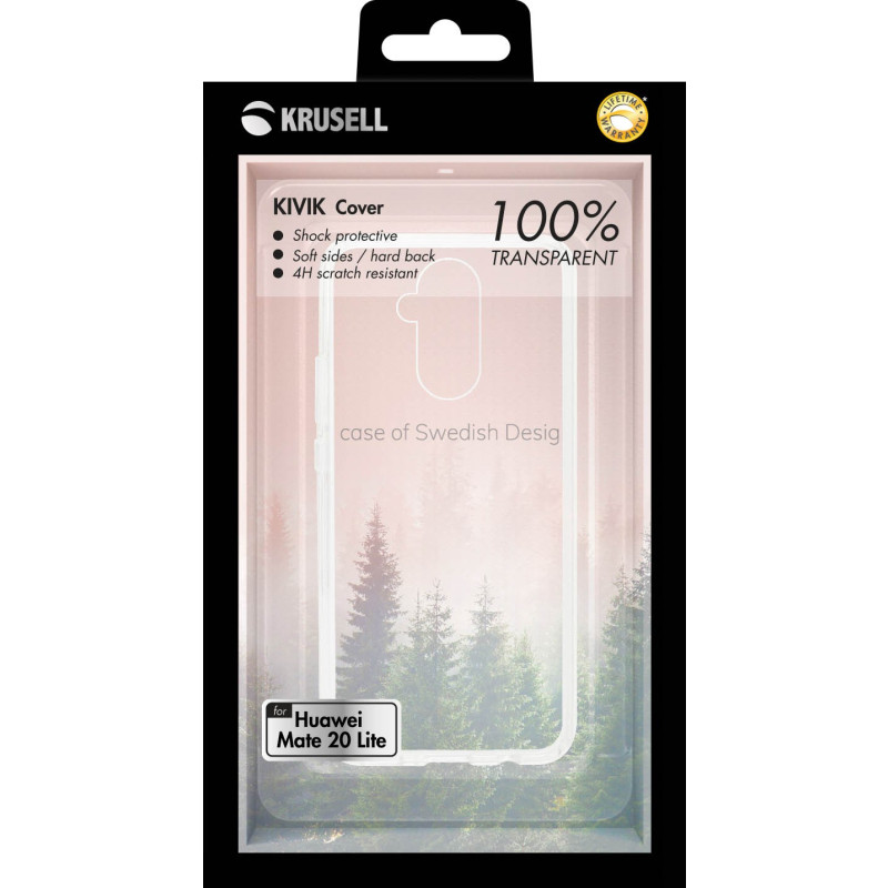 Produktbild för Krusell KIVIK mobiltelefonfodral 16 cm (6.3") Omslag Transparent