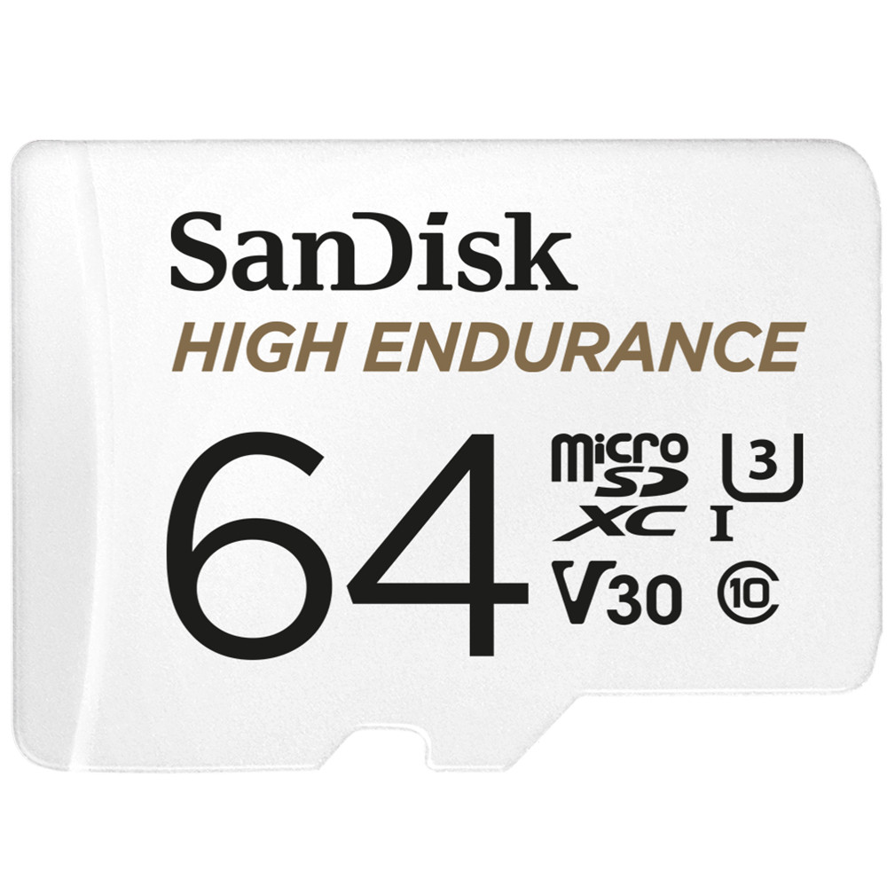 Produktbild för SanDisk High Endurance 64 GB MicroSDXC UHS-I Klass 10