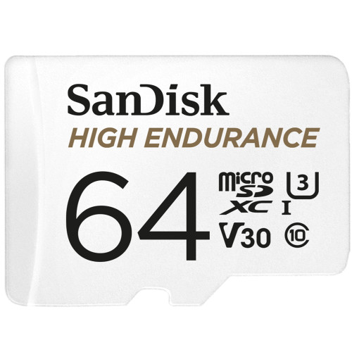 SANDISK SanDisk High Endurance 64 GB MicroSDXC UHS-I Klass 10
