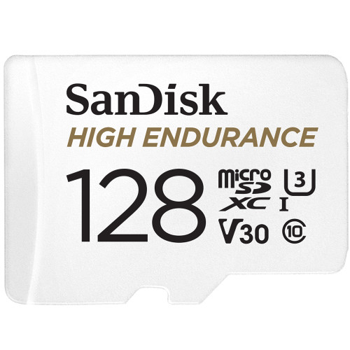 SANDISK SanDisk High Endurance 128 GB MicroSDXC UHS-I Klass 10