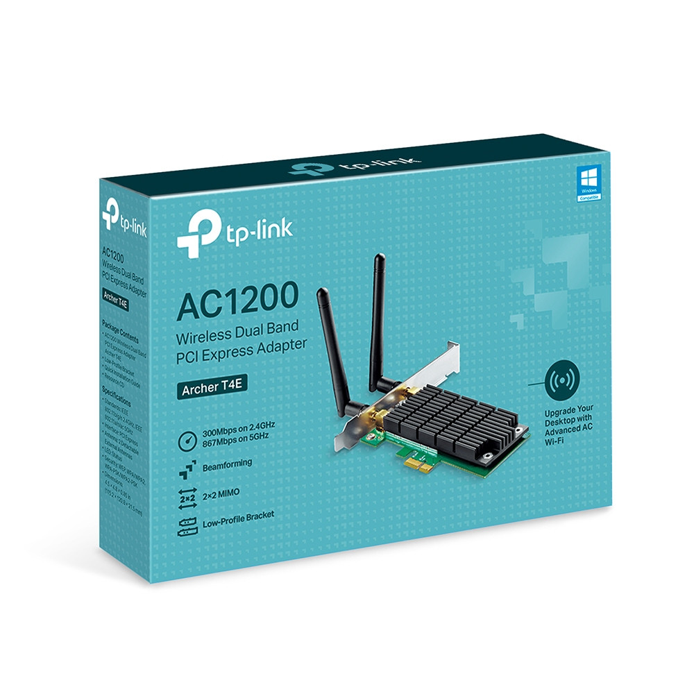 Produktbild för TP-Link Archer T4E Intern WLAN 867 Mbit/s
