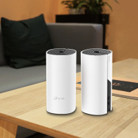 Produktbild för TP-Link Deco M4(2-pack) Dual-band (2,4 GHz / 5 GHz) Wi-Fi 5 (802.11ac) Vit Intern