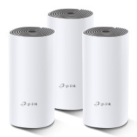 Produktbild för TP-Link Deco E4 (3-pack) Dual-band (2,4 GHz / 5 GHz) Wi-Fi 5 (802.11ac) Vit, Grå 2 Intern